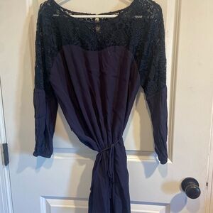 Elegant Lace Overlay Dress